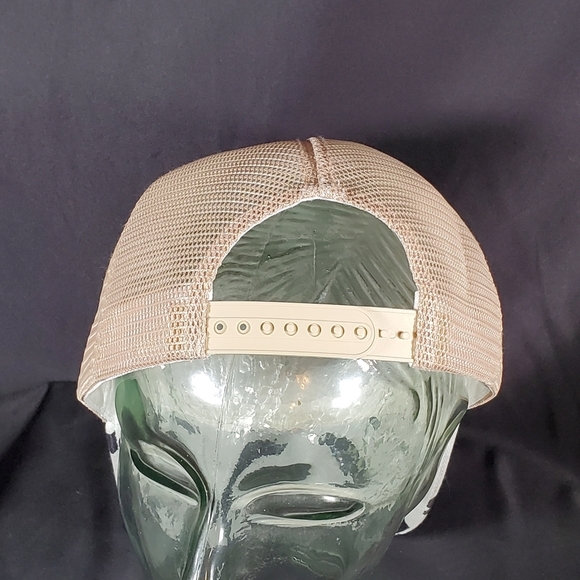 Leather Tooled Pig/Cow Print Hat NWOT\'S main image 4